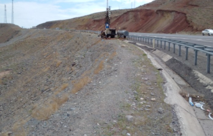 Tuzluca–Iğdır Devlet Yolu Cincevat Rampası Heyelan Sondajları